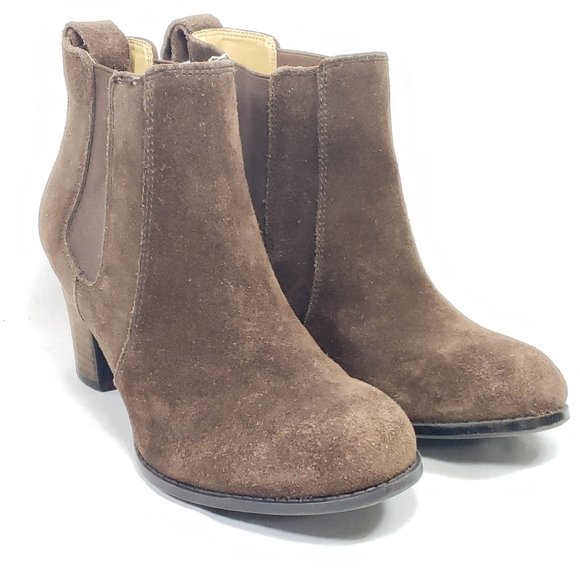 Nine West Ivree Booties Women's Sz 9.5M Brown - Picture 2 of 7